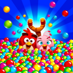 angry birds pop bubble shooter android application logo